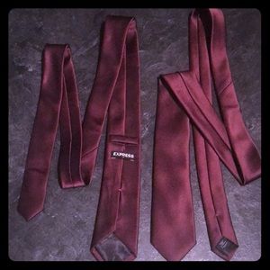 Like New!  Bundle (2) Men’s Express Burgundy Ties